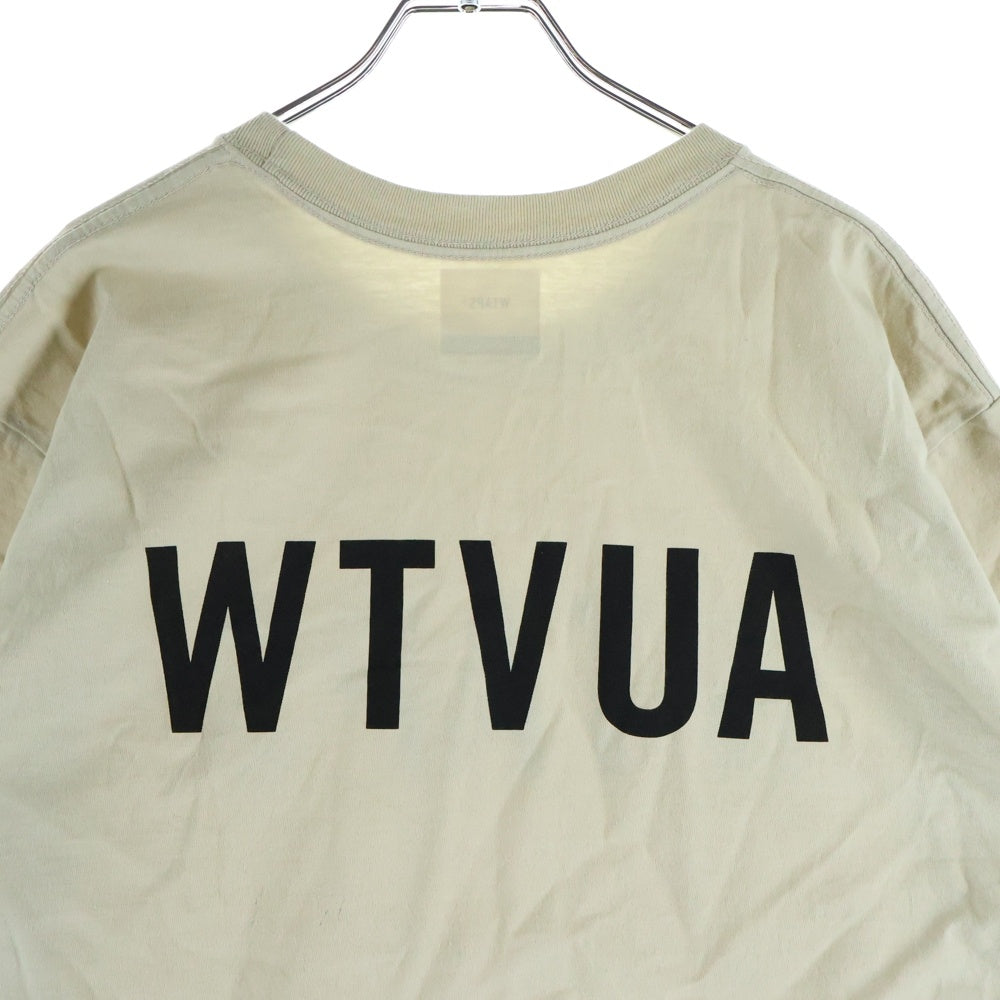 WTAPS(ダブルタップス) SCREEN TEE 両面プリント 半袖Tシャツ カットソー ベージュ