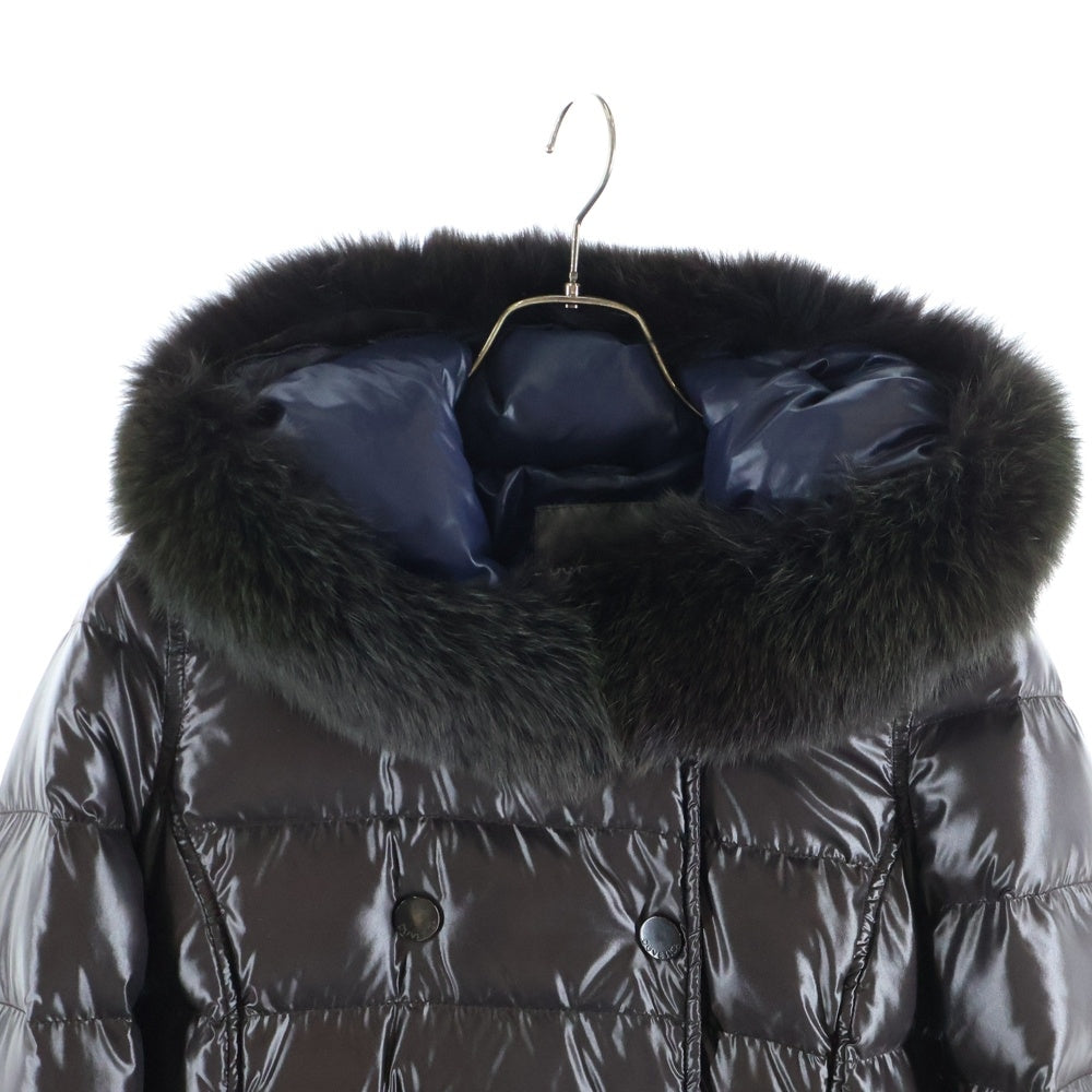 DUVETICA(デュベティカ) EFIRA エフィラ ファー着脱 ボタンアップ ダウンコート ブラウン レディース