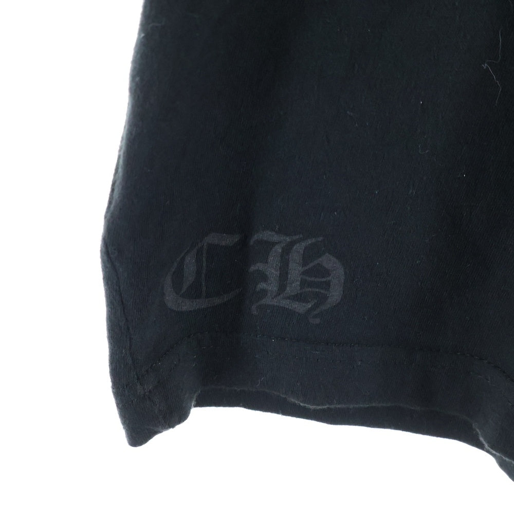 CHROME HEARTS(クロムハーツ) CH T-SHRT バックスクロールラベル ホースシューポケット 半袖Tシャツ カットソー ブラック