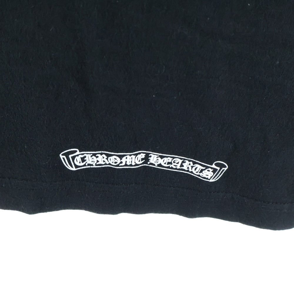 CHROME HEARTS(クロムハーツ) CH T-SHRT バックスクロールラベル ホースシューポケット 半袖Tシャツ カットソー ブラック