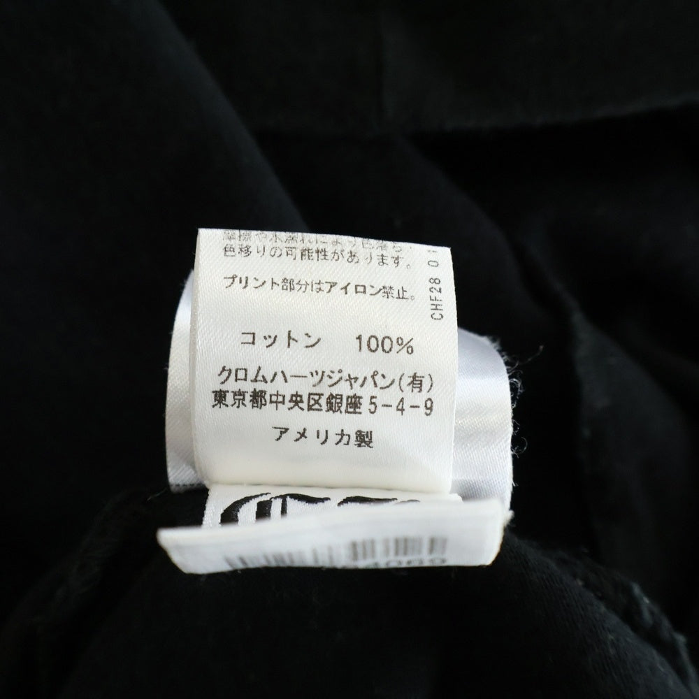 CHROME HEARTS(クロムハーツ) CH T-SHRT バックスクロールラベル ホースシューポケット 半袖Tシャツ カットソー ブラック