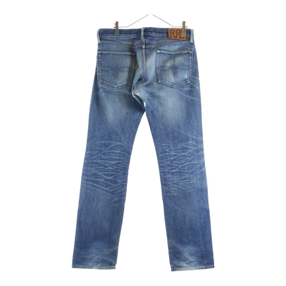 RRL(ダブルアールエル) USA製 LOW-STRAIGHT JEANS ストレートデニムパンツ インディゴ