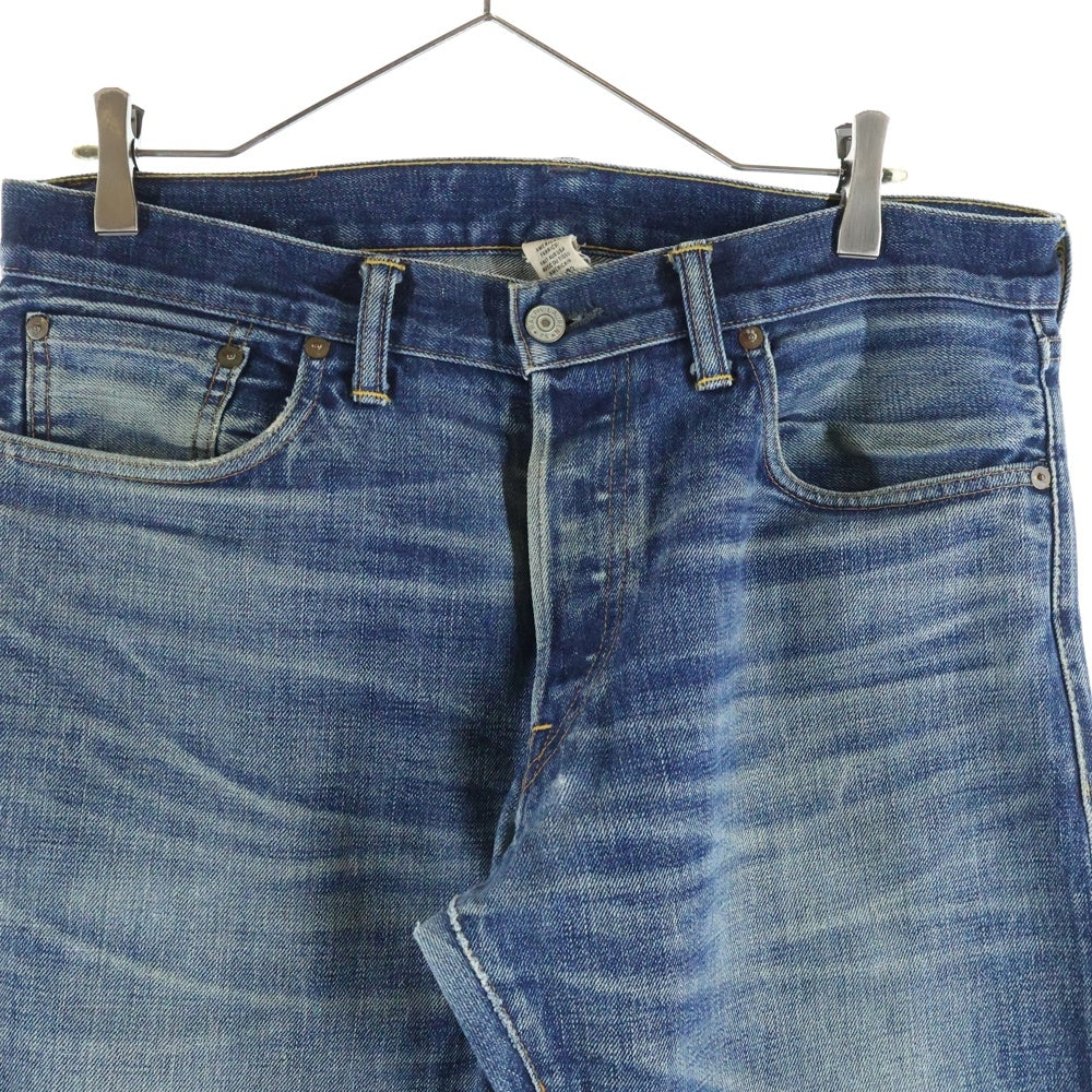 RRL(ダブルアールエル) USA製 LOW-STRAIGHT JEANS ストレートデニムパンツ インディゴ