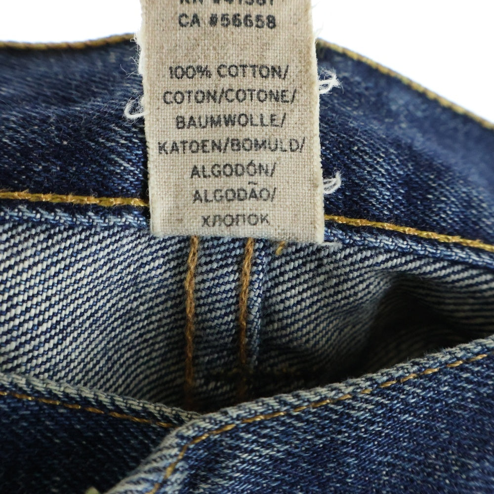 RRL(ダブルアールエル) USA製 LOW-STRAIGHT JEANS ストレートデニムパンツ インディゴ