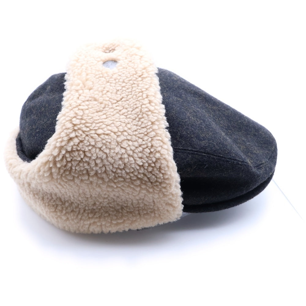 KANGOL(カンゴール) ×STABRIDGE the apartment The Apartment BUGATTI ボア ンチング グレー/ベージュ K4619PJ