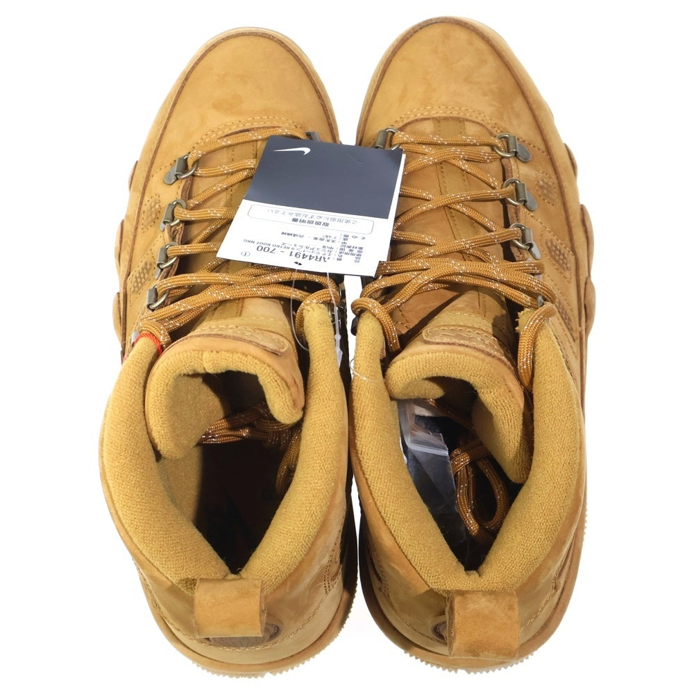 NIKE(ナイキ) AIR JORDAN 9 RETRO BOOT WHEAT AR4491-700 エアジョーダン9 レトロ ウィート ハイカットブーツ ブラウン US9/27.0cm