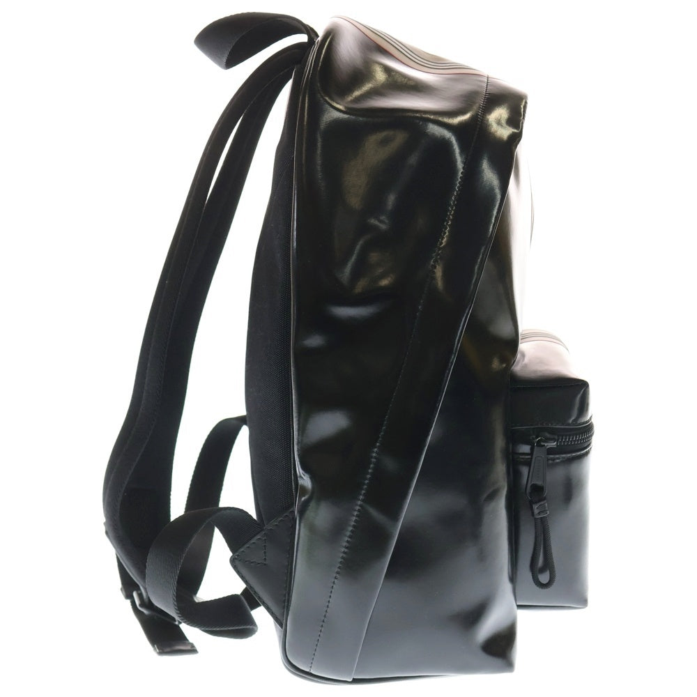 BURBERRY(バーバリー) パテント ロゴ バックパック リュック ブラック 8030015 レディース