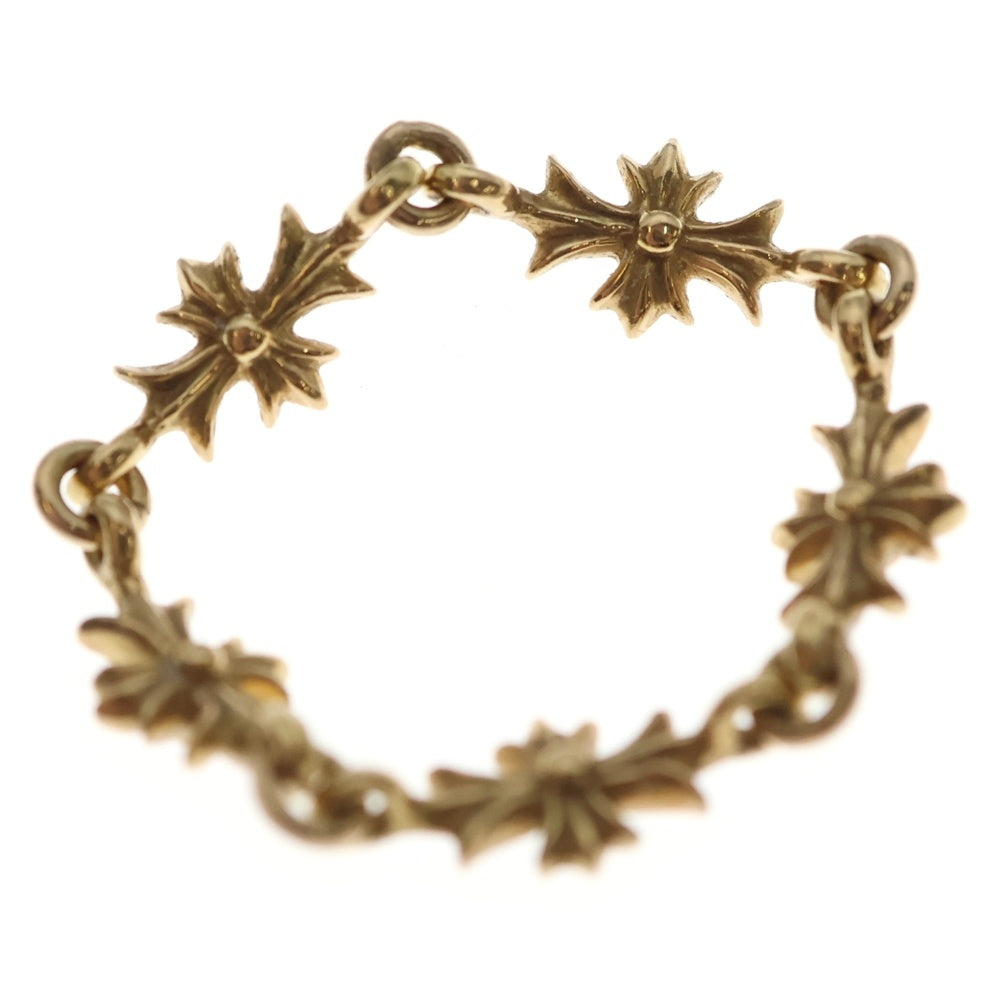 CHROME HEARTS(クロムハーツ) 22K TNY E CH PLS RING 5LINK タイニーE CHプラス リング ゴールド