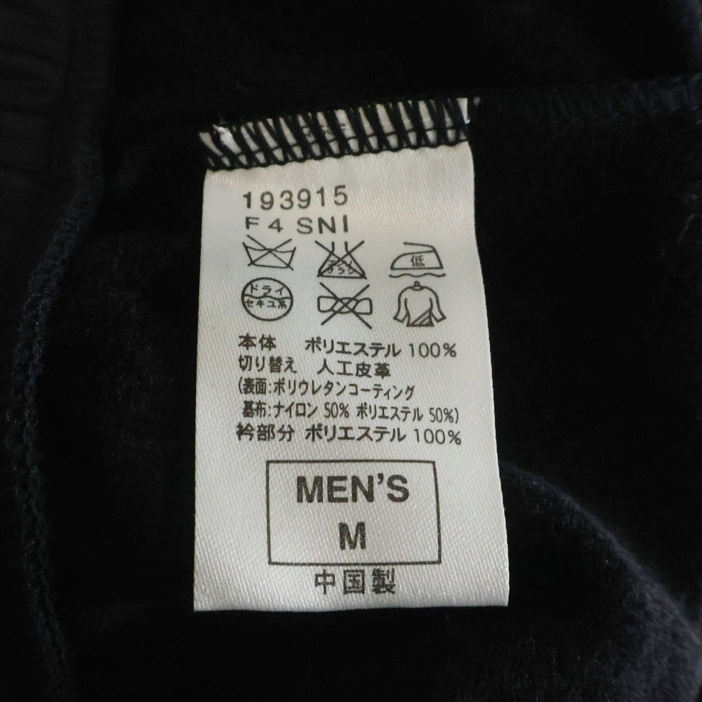 F.C.R.B./F.C.Real Bristol/FCRB(エフシーアールビー/エフシーレアルブリストル) ×TRACK JACKET ナイキ レザー切替 トラックジャケット ブラック 193915-010