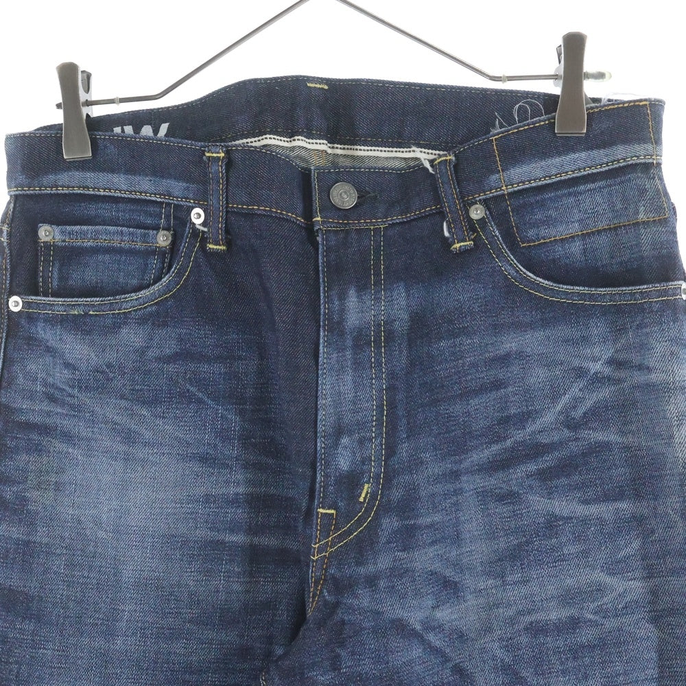 VISVIM(ヴィスヴィム) FLUXUS DENIM 05NW パイソンパッチ ストレートデニムパンツ インディゴ