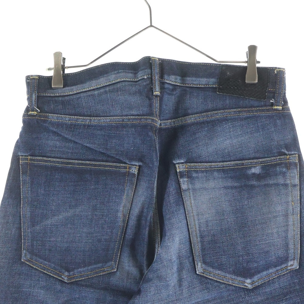 VISVIM(ヴィスヴィム) FLUXUS DENIM 05NW パイソンパッチ ストレートデニムパンツ インディゴ