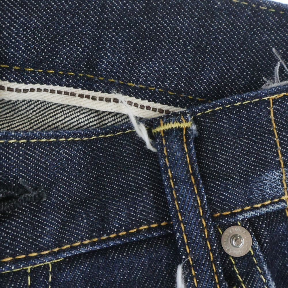 VISVIM(ヴィスヴィム) FLUXUS DENIM 05NW パイソンパッチ ストレートデニムパンツ インディゴ