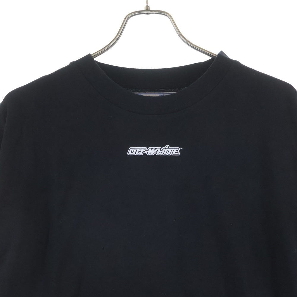 OFF-WHITE(オフホワイト) ARROW SLIM T-SHIRT Tシャツ 半袖カットソー フロントロゴ ブラック OMAA027E20JER0051045