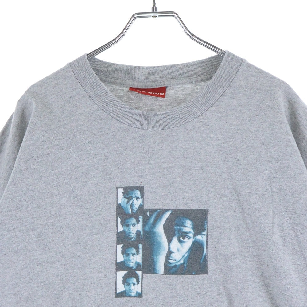 SUPREME(シュプリーム) 1996 Ari Marcopoulos × Jean Michel Basquiat T Shirt 初期タグ Tシャツ 半袖カットソー グレー