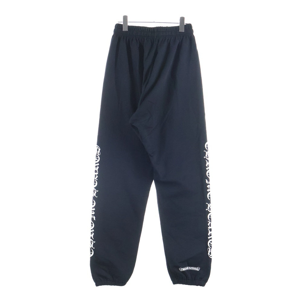 CHROME HEARTS(クロムハーツ) SWTSHRT PANTS フロントスクロールラベル サイドロゴ プリント スウェットパンツ ブラック