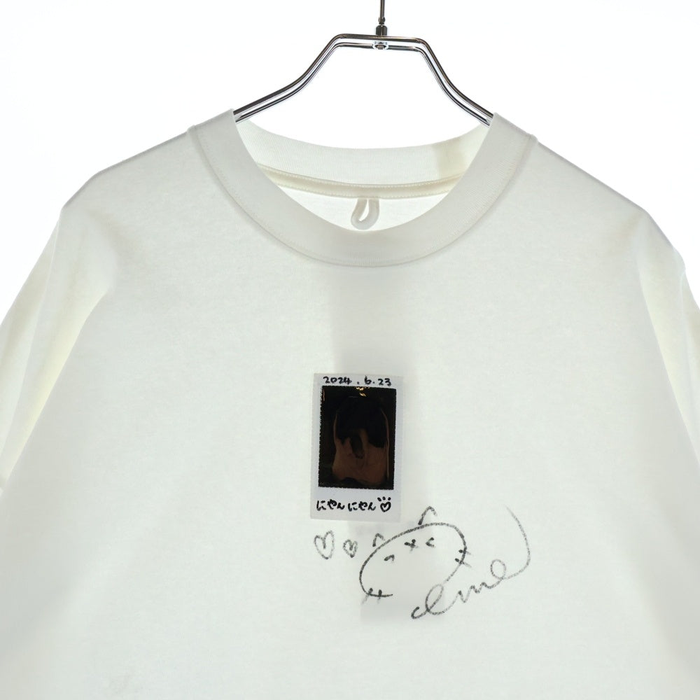 doublet(ダブレット) 25SS CHEKI RAINBOW-FILM T-SHIRT チェキ レインボー フィルム 半袖カットソー ホワイト 25SS31CS369