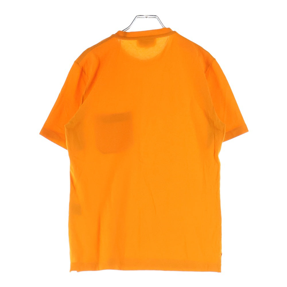 HERMES(エルメス) コットン ポケット半袖Tシャツ カットソー オレンジ