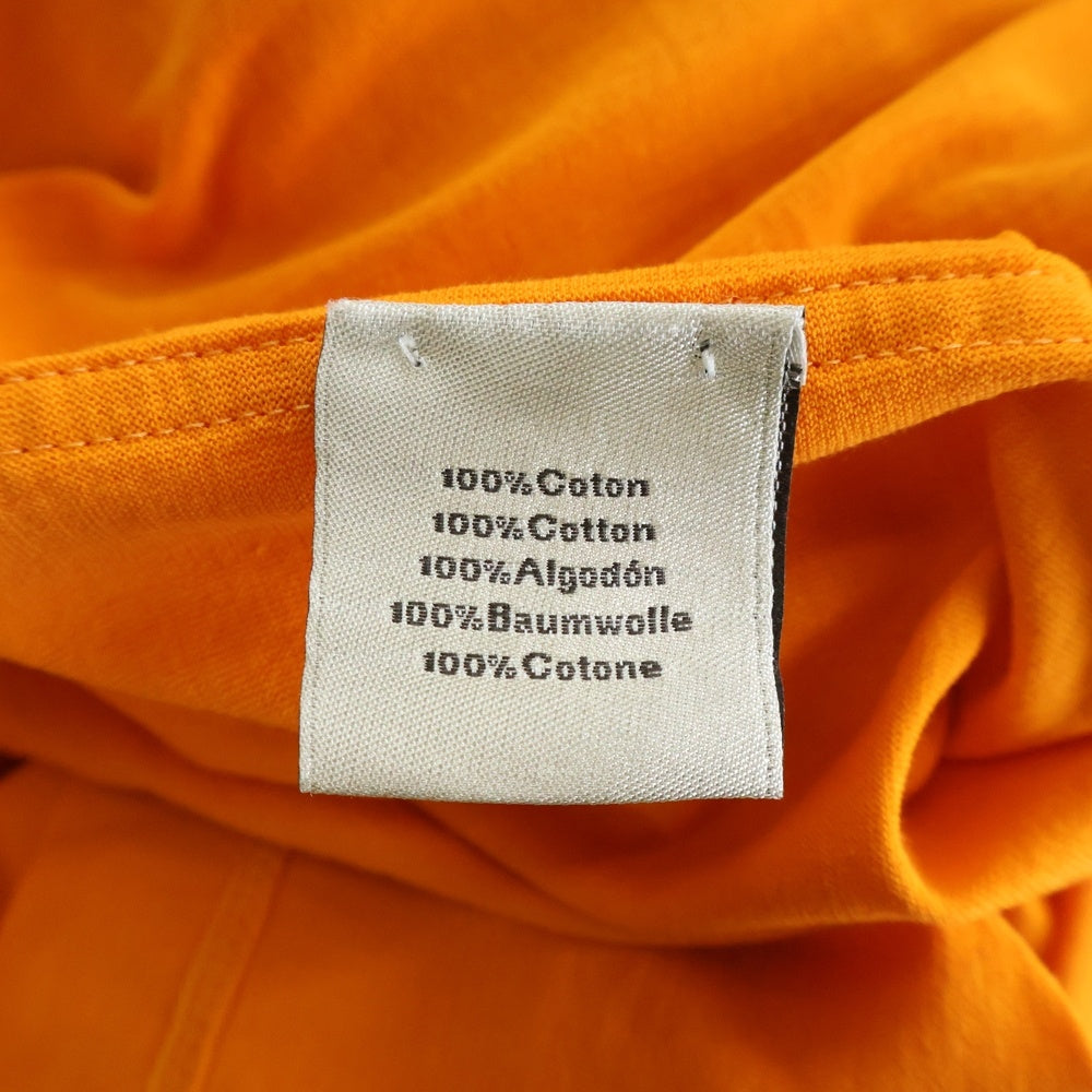 HERMES(エルメス) コットン ポケット半袖Tシャツ カットソー オレンジ