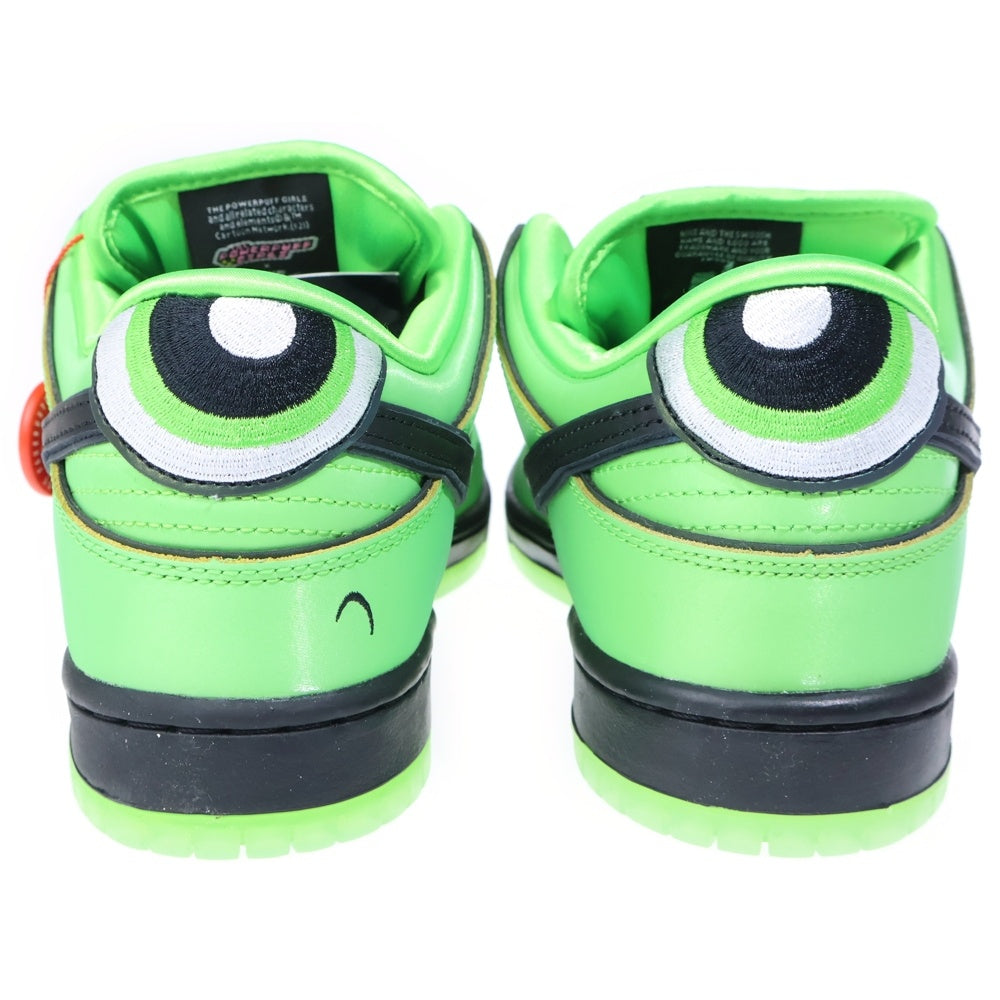 NIKE(ナイキ) ×The Powerpuff Girls SB Dunk Low Pro QS Buttercup パワーパフガールズ ダンク ロウ バターカップ ローカットスニーカー FZ8319-300 US8.5/26.5cm グリーン