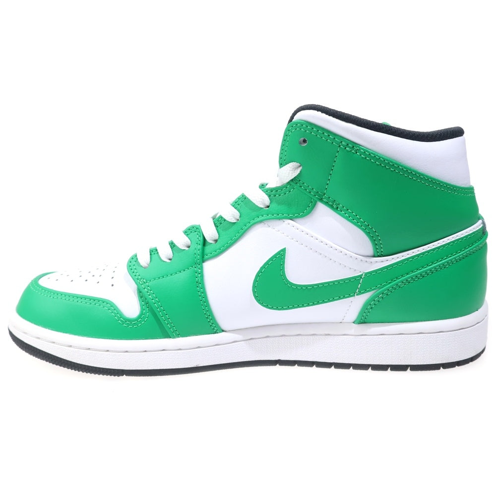 NIKE(ナイキ) AIR JORDAN 1 MID LUCKY GREEN BLACK WHITE エア ジョーダン 1 ミッド ラッキーグリーン/ブラック/ホワイト US9.5/27.5cm DQ8426-301