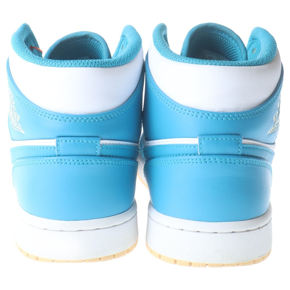NIKE(ナイキ) AIR JORDAN 1 MIDD AQUATONE DQ8426-400 エアジョーダン1 ミッド アクアトーン ホワイト/ブルー US9.5/27.5cm