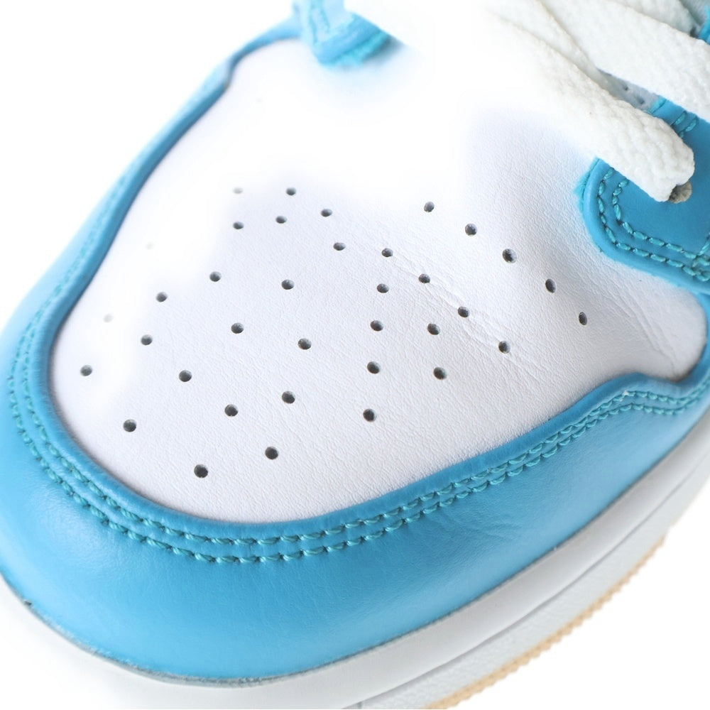NIKE(ナイキ) AIR JORDAN 1 MIDD AQUATONE DQ8426-400 エアジョーダン1 ミッド アクアトーン ホワイト/ブルー US9.5/27.5cm