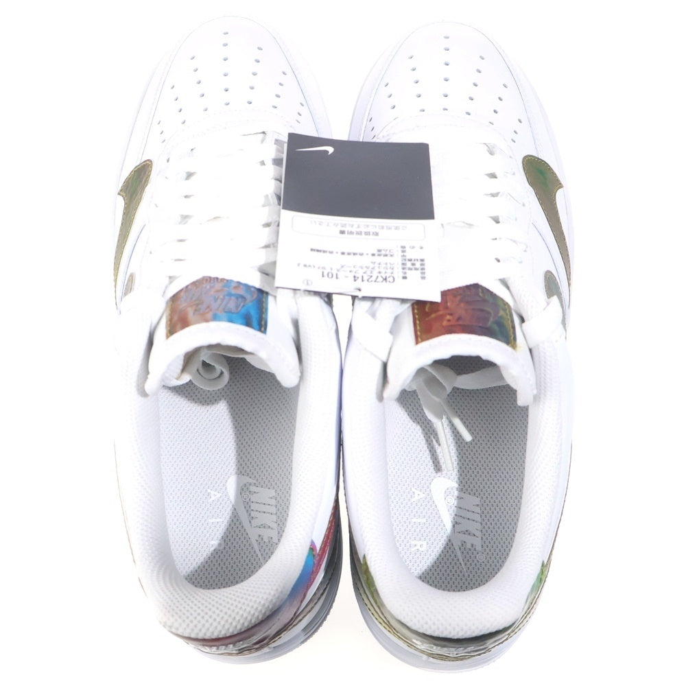 NIKE(ナイキ) AIR FORCE 1 LOW 07 LV8 Misplaced Swooshes エアフォース1 ロー ローカットスニーカー US9/27.0cm CK7214-101 ホワイト