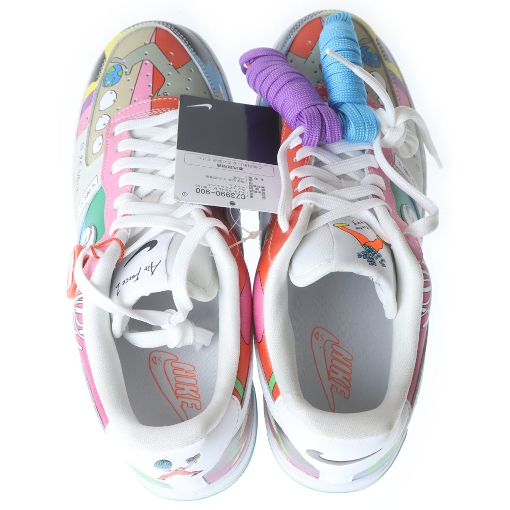 NIKE(ナイキ) AIR FORCE 1 LOW QS FLYLEATHER フライレザー エア フォース 1 ローカットスニーカー US9/27.0cm CZ3990-900 マルチカラー