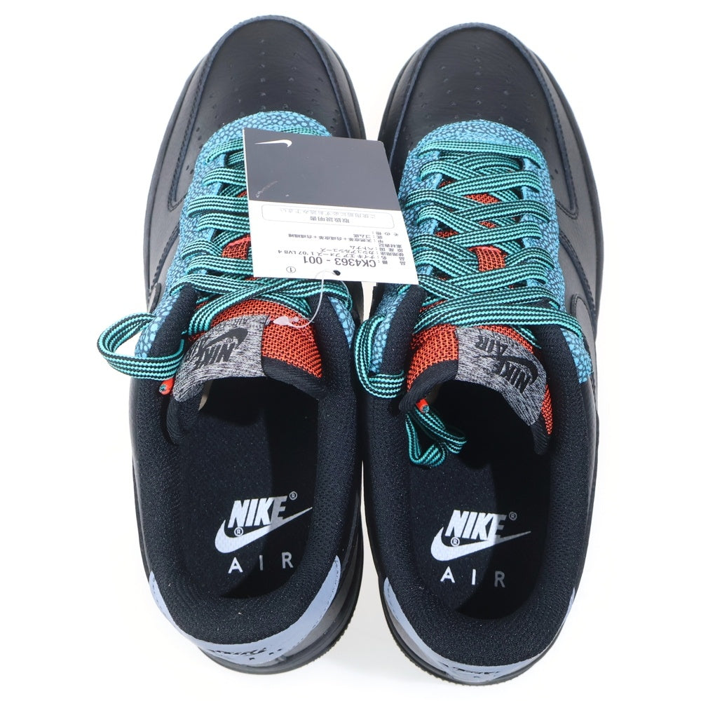 NIKE(ナイキ) AIR FORCE 1 LOW 07 LV8 Black Obsidian Mist Orange エアフォース1 ロー ローカットスニーカー US9/27.0cm CK4363-001 ブラック/オレンジ