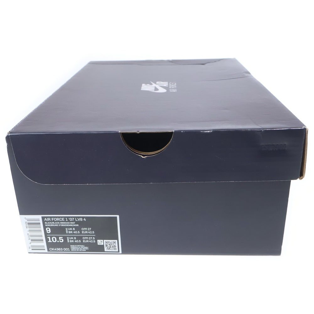 NIKE(ナイキ) AIR FORCE 1 LOW 07 LV8 Black Obsidian Mist Orange エアフォース1 ロー ローカットスニーカー US9/27.0cm CK4363-001 ブラック/オレンジ