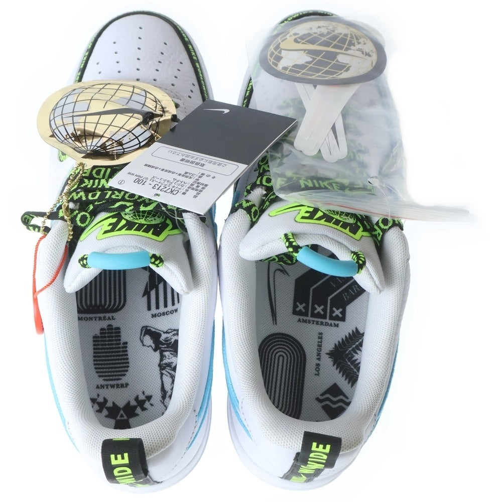 NIKE(ナイキ) AIR FORCE 1 LOW 07 PRM Worldwide エアフォース1 ロー ローカットスニーカー US9/27.0cm CK7213-100 ホワイト