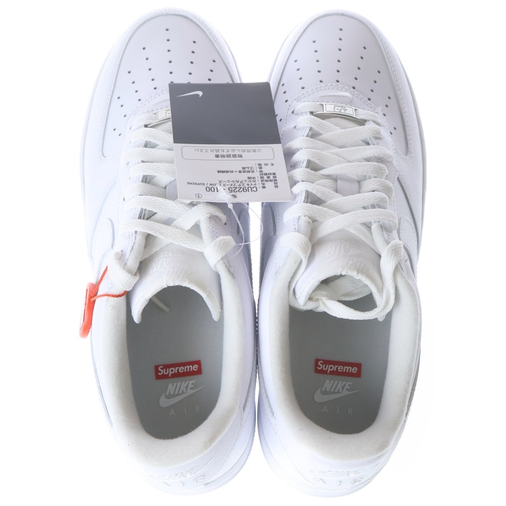 NIKE(ナイキ) ×SUPREME AIR FORCE 1 LOW シュプリーム エア フォース 1 ローカットスニーカーUS9/27.0cm CU9225-100 ホワイト