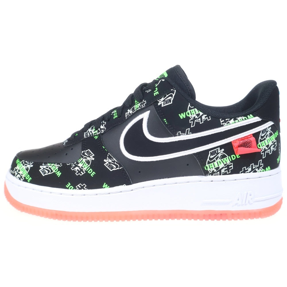 NIKE(ナイキ) AIR FORCE 1 LOW World Wide Pack KATAKANA エアフォース1 ロー カタカナ ローカットスニーカー US9/27.0cm DA1343-003 ブラック