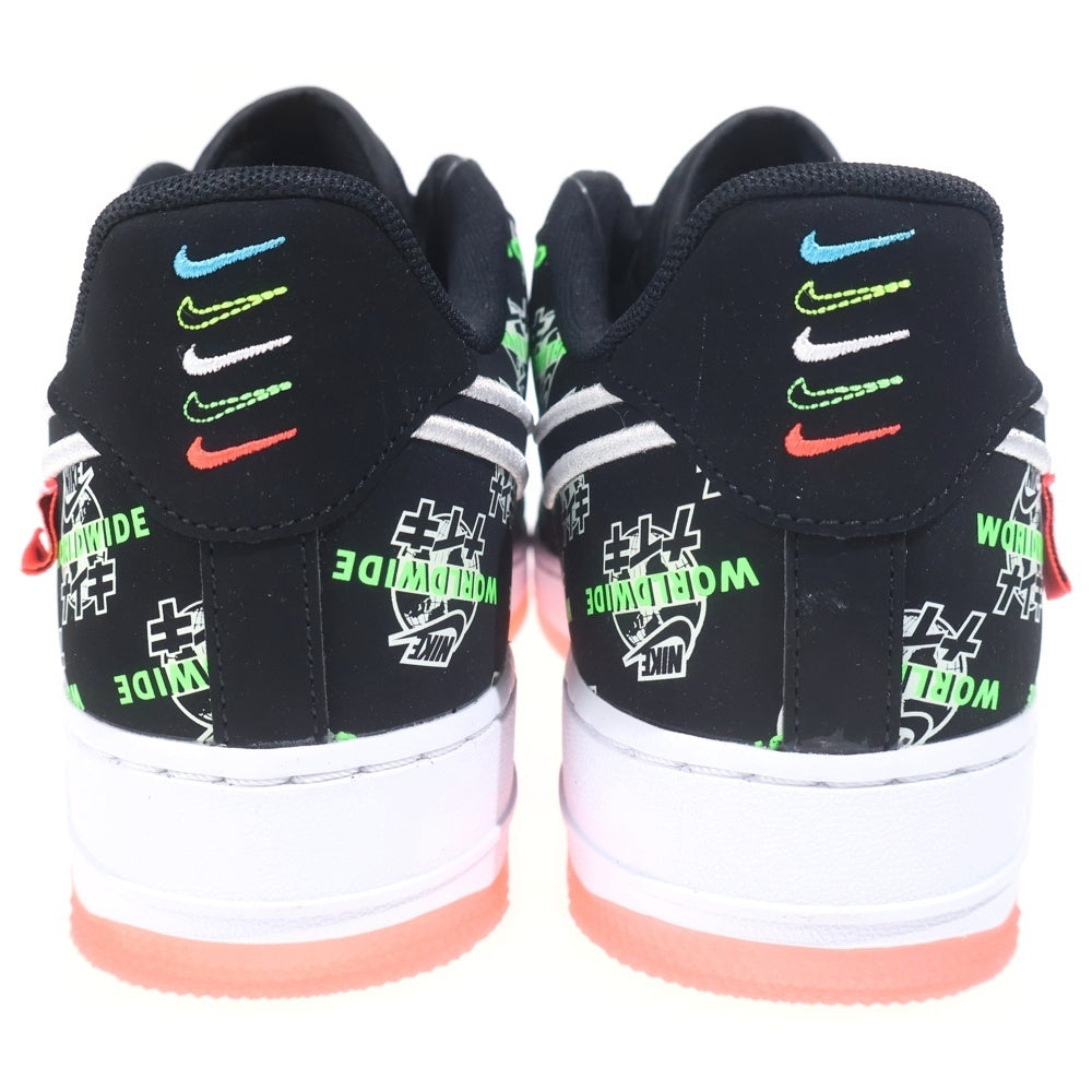 NIKE(ナイキ) AIR FORCE 1 LOW World Wide Pack KATAKANA エアフォース1 ロー カタカナ ローカットスニーカー US9/27.0cm DA1343-003 ブラック