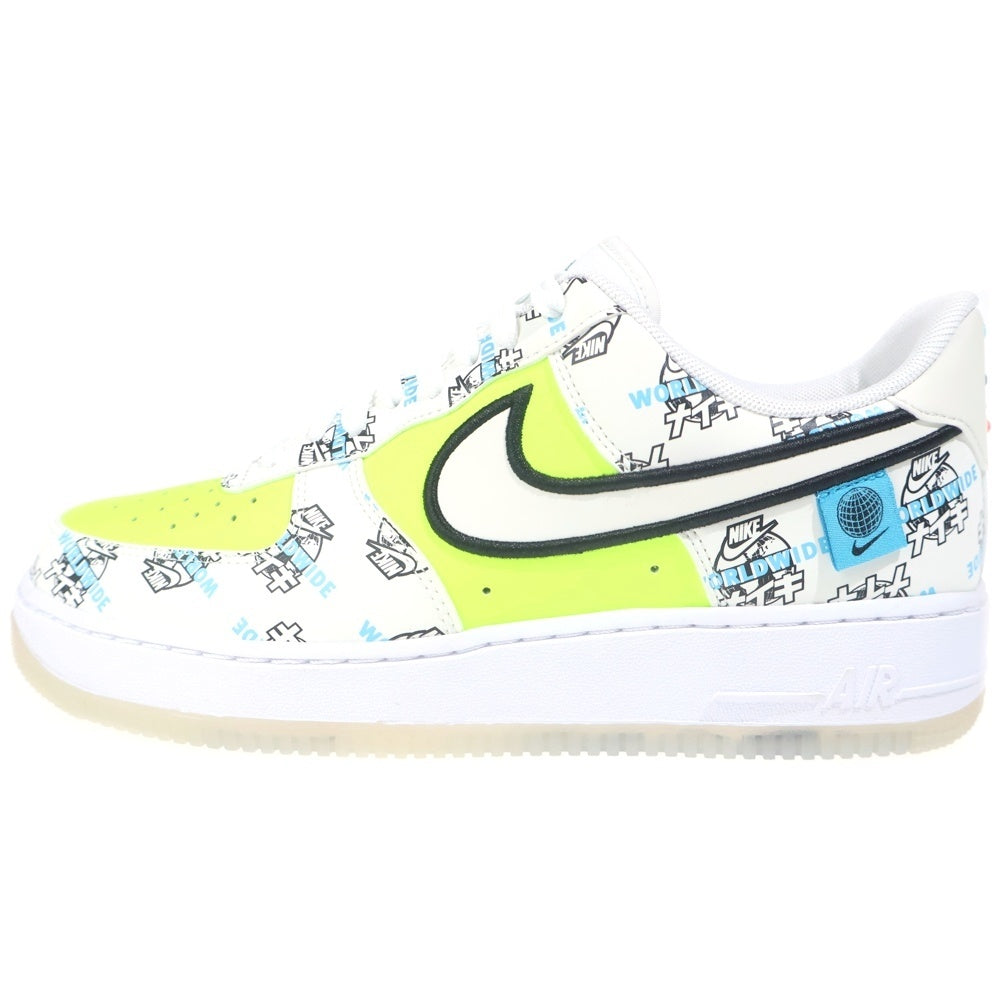 NIKE(ナイキ) AIR FORCE 1 LOW 07 LV8 World Wide Pack KATAKANA エアフォース1 ロー カタカナ ローカットスニーカー US9/27.0cm DA1343-117 ホワイト