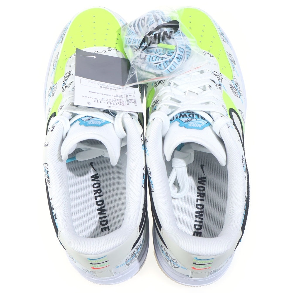 NIKE(ナイキ) AIR FORCE 1 LOW 07 LV8 World Wide Pack KATAKANA エアフォース1 ロー カタカナ ローカットスニーカー US9/27.0cm DA1343-117 ホワイト