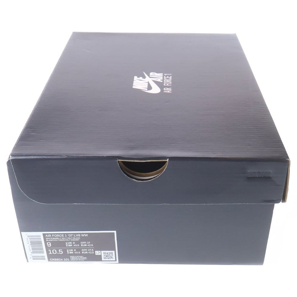 NIKE(ナイキ) AIR FORCE 1 LOW 07 LV8 WW ワールドワイドパック エアフォース1 ロー ローカットスニーカー US9/27.0cm CK6924-101 ホワイト