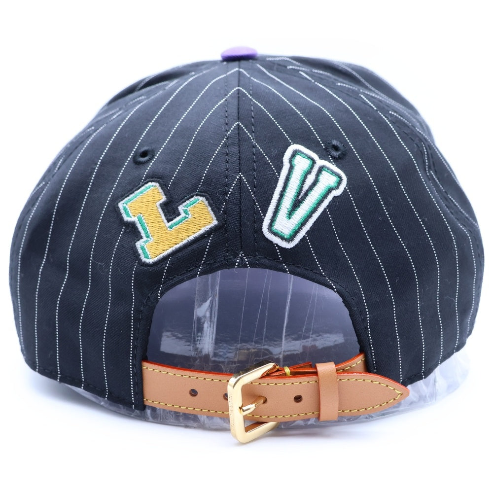 LOUIS VUITTON(ルイヴィトン) キャスケット・クロコ マルティエ ウールベースボールキャップ ブラック/パープル MP3408