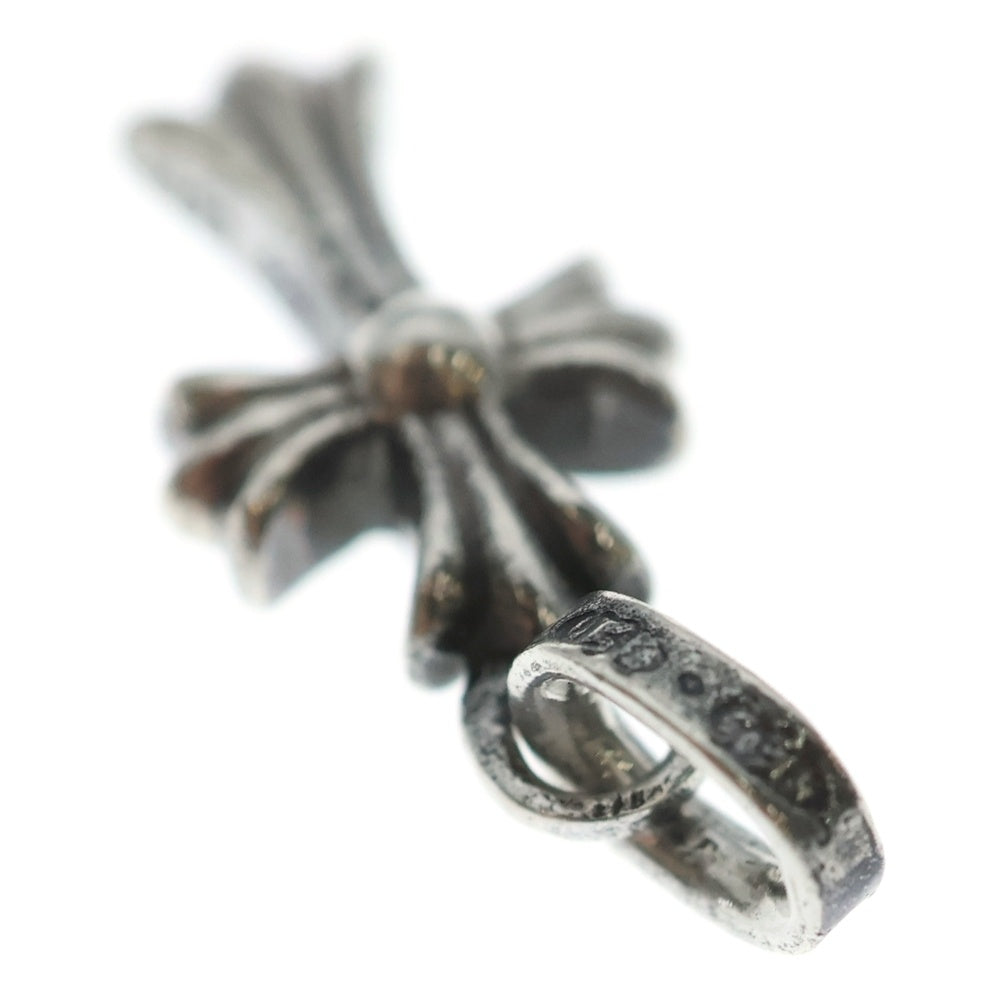 CHROME HEARTS(クロムハーツ) CRS BBYFAT P SAP ベイビーファットクロス PAVEサファイア ペンダントトップ シルバー BCA236