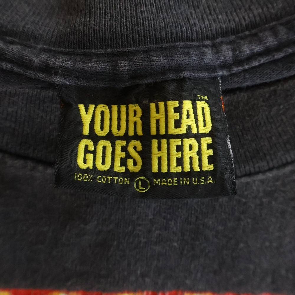 NO BRAND(ノーブランド) 90s Fred Babb ART BREAK THE RULES Art-T フレッドバブ アートT 半袖カットソー ブラック