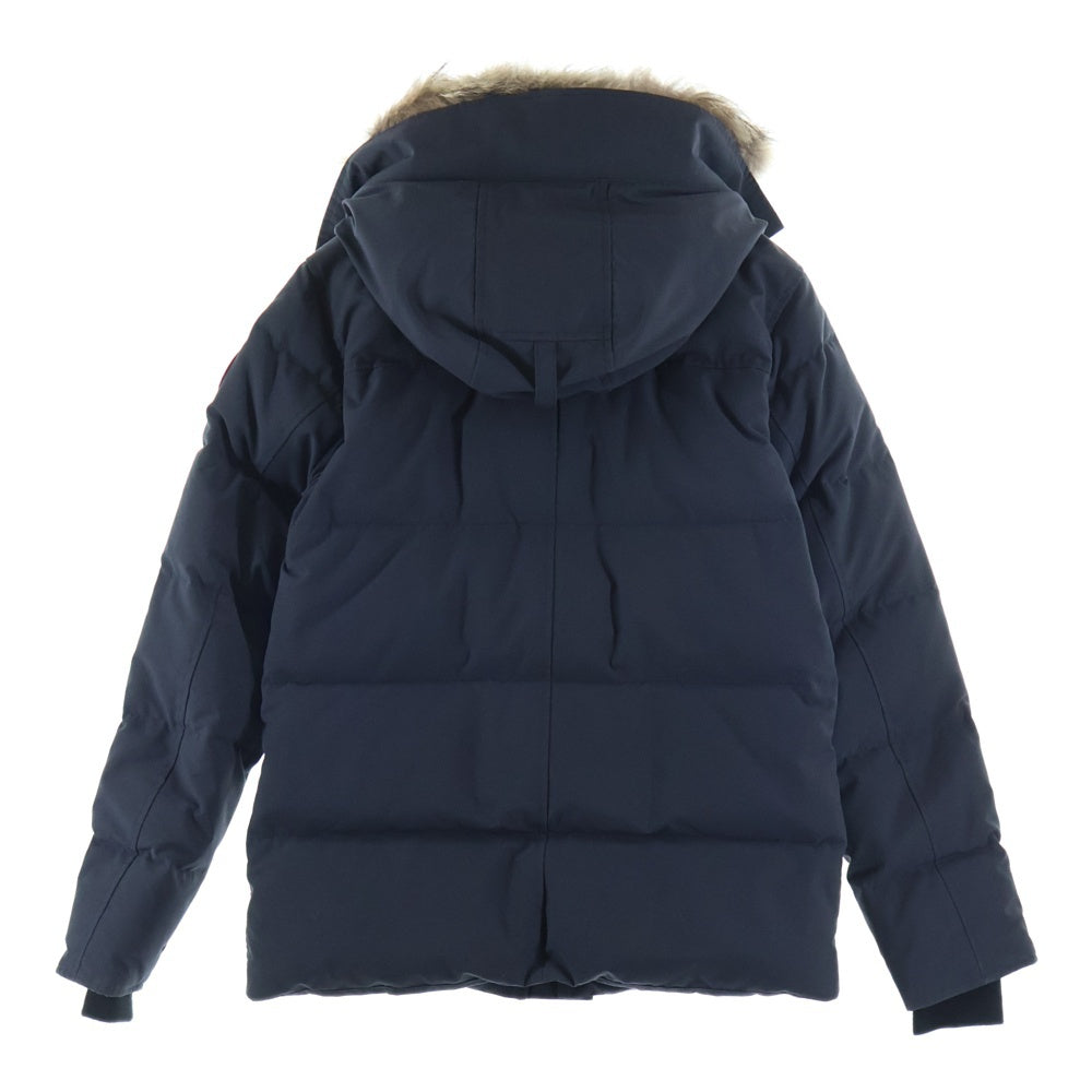 CANADA GOOSE(カナダグース) WYNDHAM PARKA ロゴワッペン ダウンジャケット ネイビー 3808M