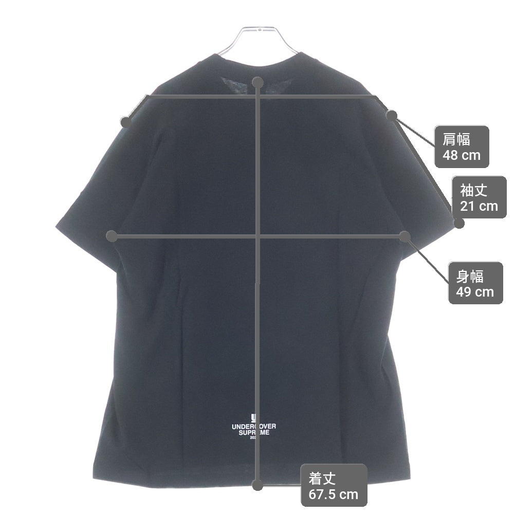 SUPREME(シュプリーム) 23SS×UNDERCOVER FACE TEE アンダーカバー フェイスプリント 半袖Tシャツ カットソー ブラック