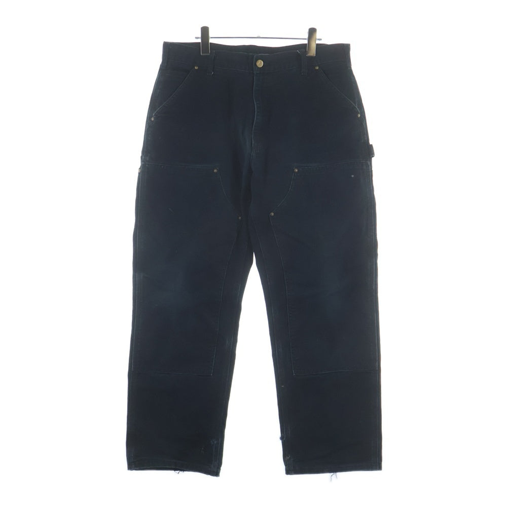 CARHARTT(カーハート) DOUBLE KNEE COTTON DUCK PAINTER PANTS USA製 ダブルニー カーペンターパンツ ペインター コットンダック ブラック