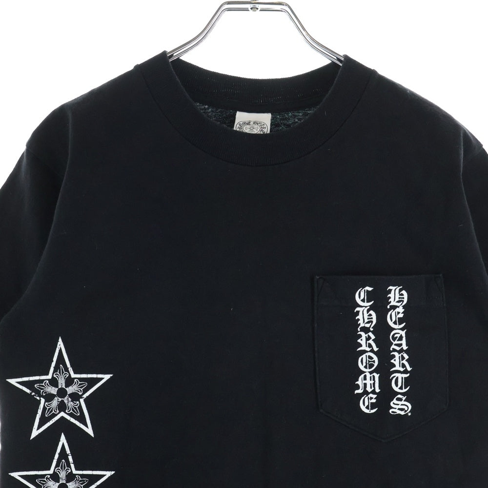 CHROME HEARTS(クロムハーツ) CH T-SHRT/2 オールドスタープリントTシャツカットソー ブラック