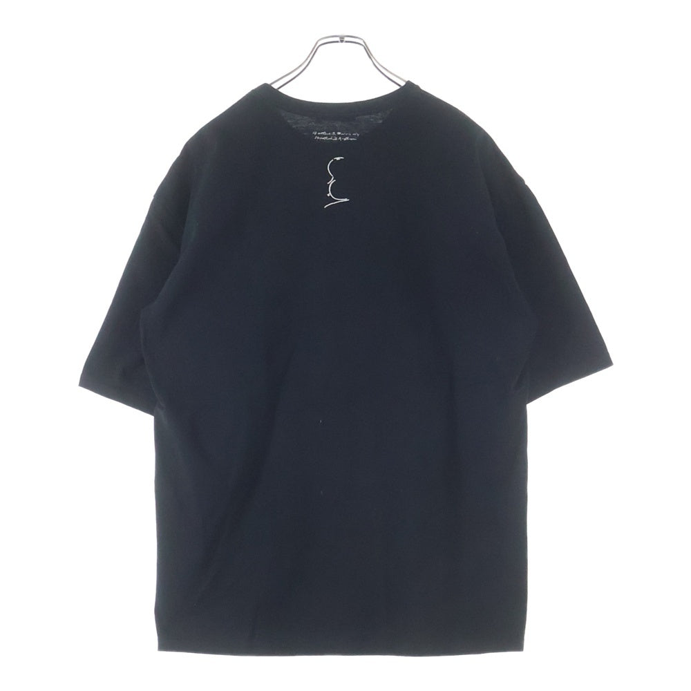 UNDERCOVER(アンダーカバー) 22AW HITCHCOCK TEE フロントプリント 半袖Tシャツ カットソー ブラック