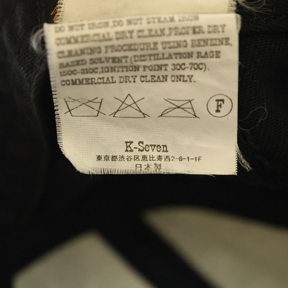 TENDERLOIN(テンダーロイン) 16SS T-6P CAP T/C ロゴパッチ ツイル6パネルキャップ ブラック