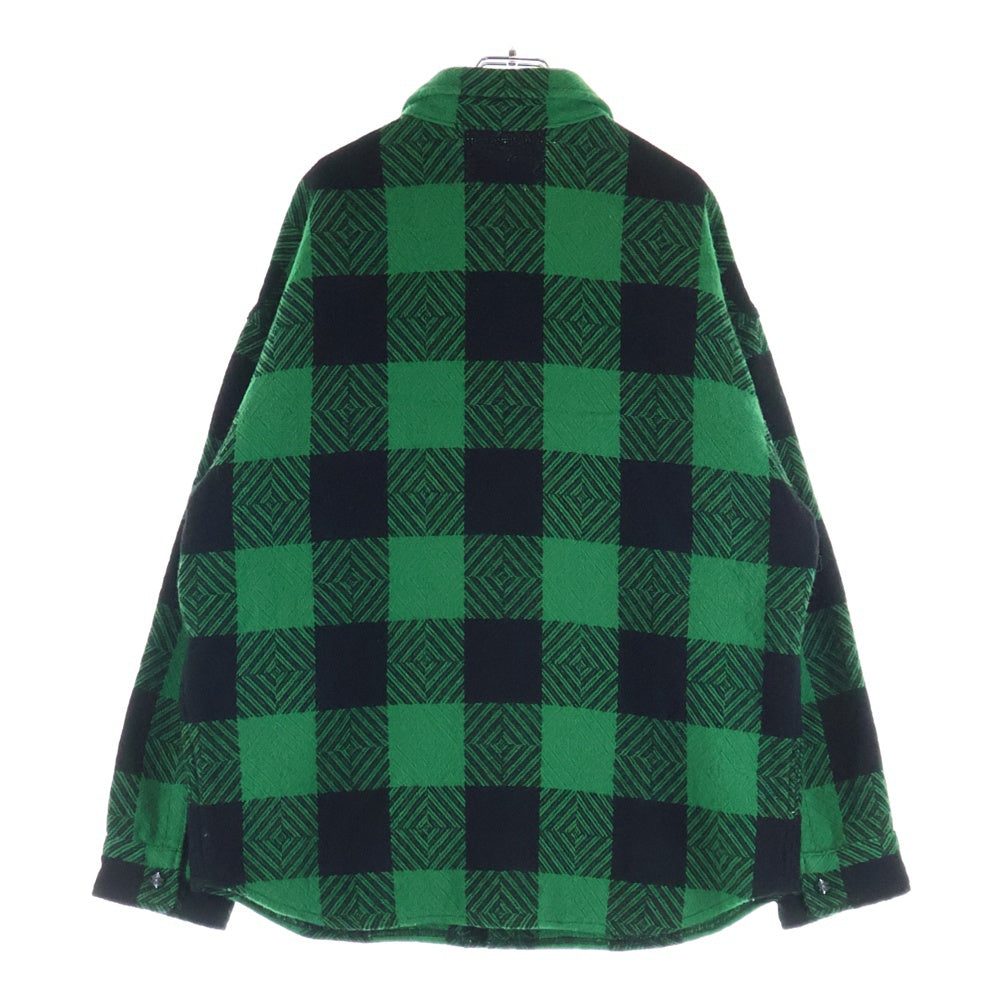 TENDERLOIN(テンダーロイン) T-BUFFALO SHT JKT バッファロー ウール シャツジャケット グリーン/ブラック
