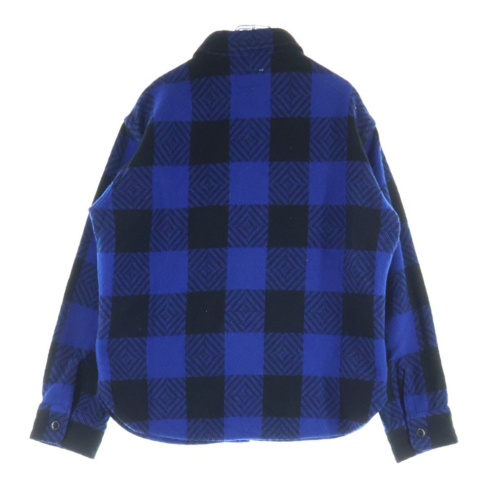 TENDERLOIN(テンダーロイン) T-BUFFALO SHT JKT バッファロー ウール シャツジャケット ブルー/ブラック