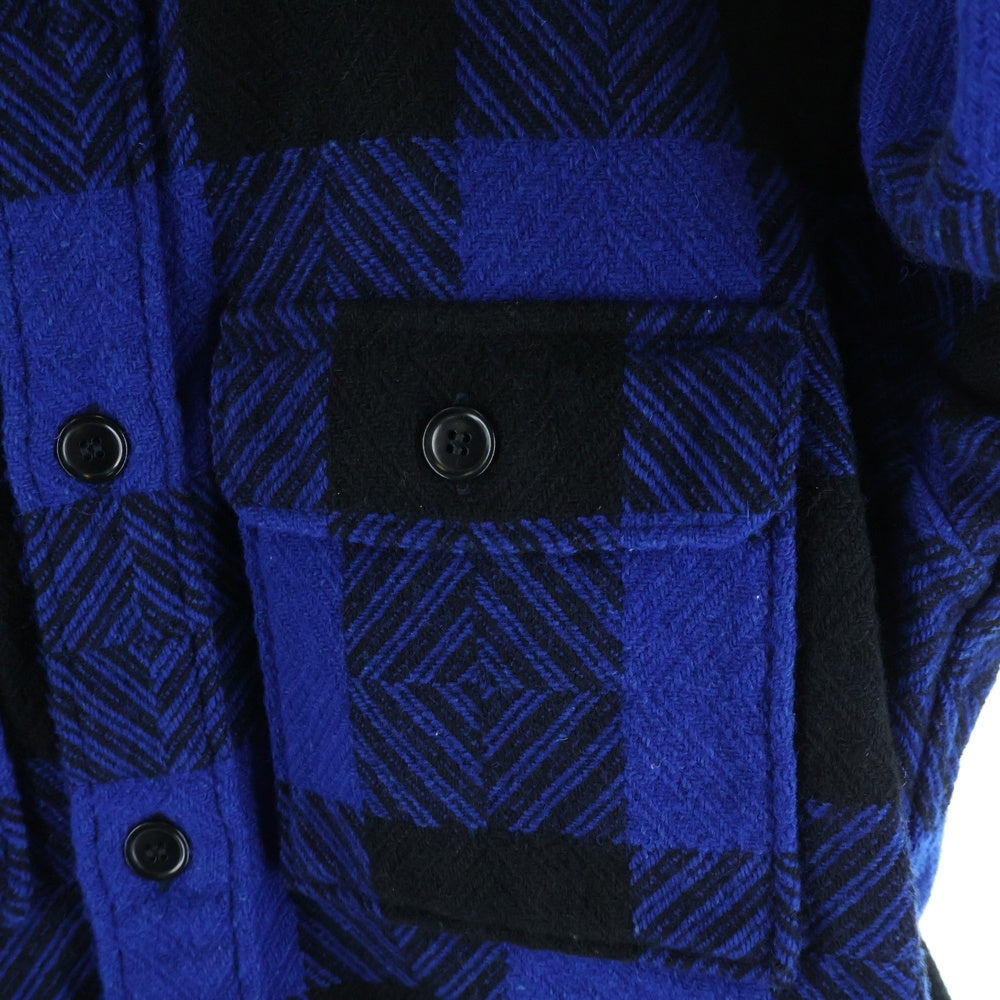 TENDERLOIN(テンダーロイン) T-BUFFALO SHT JKT バッファロー ウール シャツジャケット ブルー/ブラック