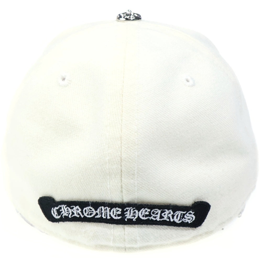 CHROME HEARTS(クロムハーツ) TRUCKER CAP CH刺繍ロゴ トラッカーキャップ 帽子 ホワイト